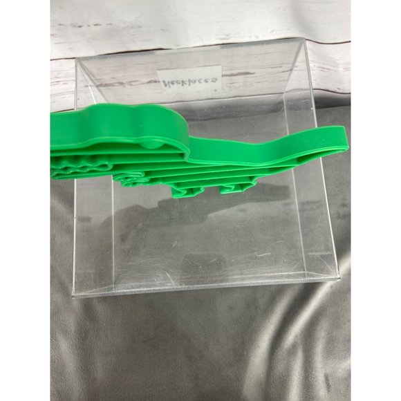 Dinosaur T-Rex Fidget Toy Push Pop Sensory Bubble Stress Relief Silicone Green - Picture 5 of 6